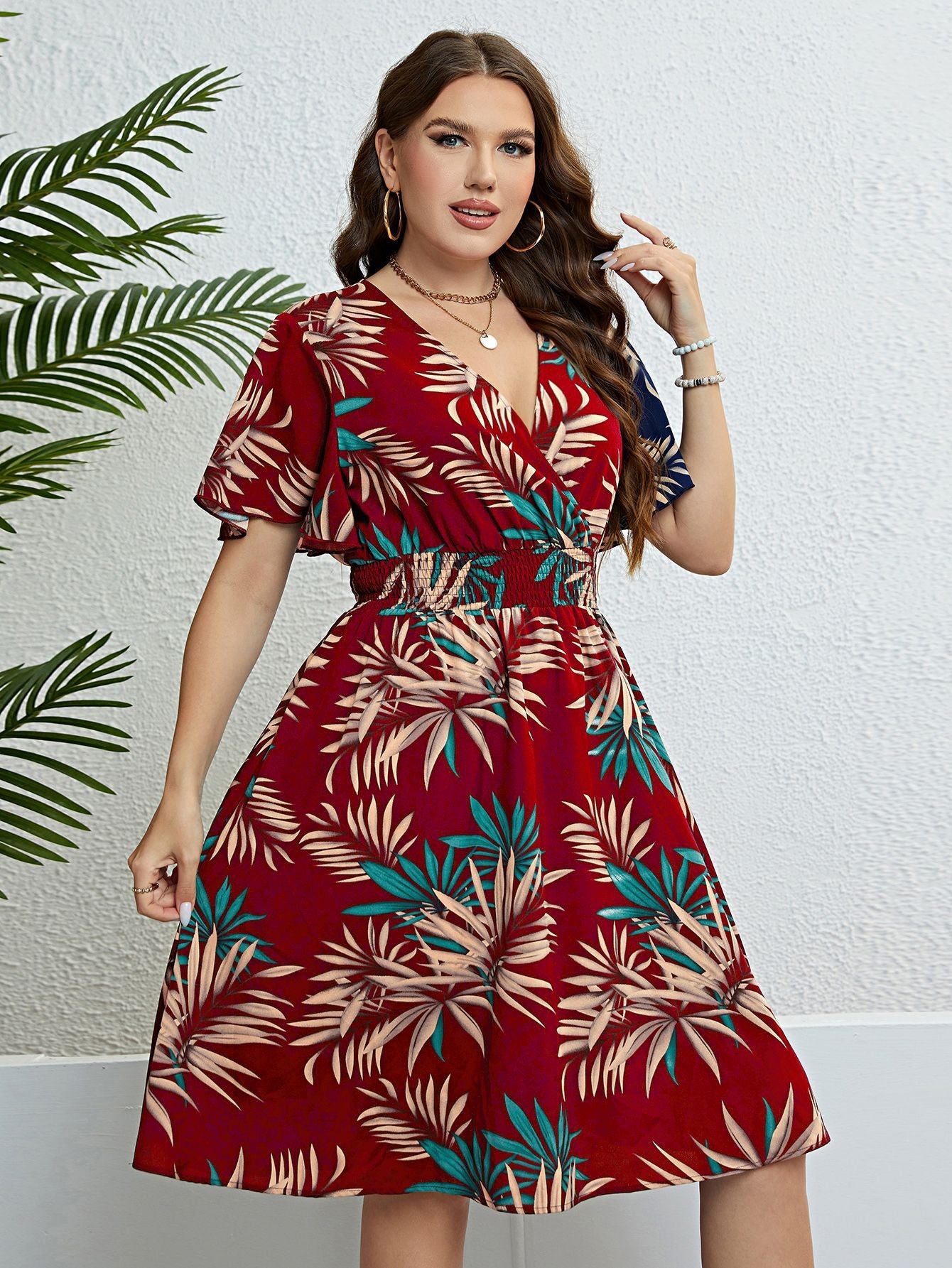 women summer plus size dress