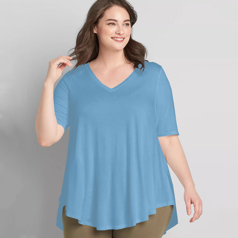 V-Neck Short Sleeve T-Shirt