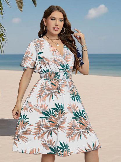 women summer plus size dress