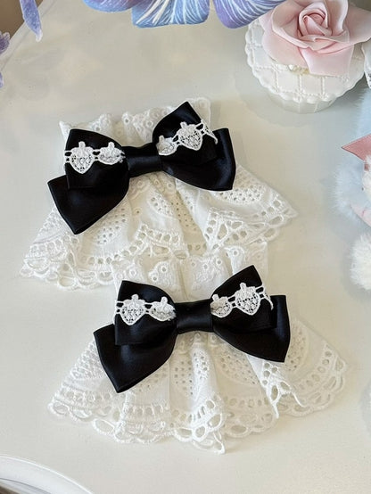 8 Color Options Strawberry Design Bowknot Wrist Cuffs