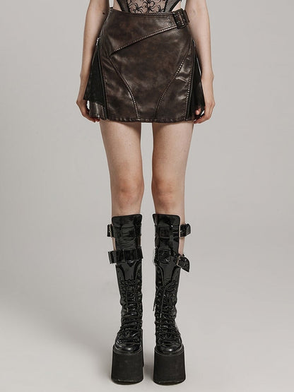 Coffee Punk Short Skirt