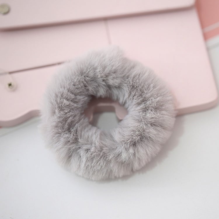 9 Colors Cute Lolita Plush Hair Tie