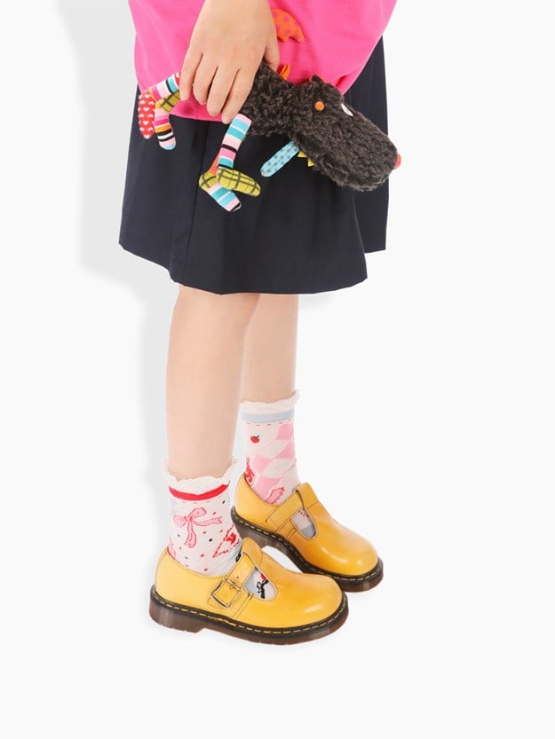 4 Options Sweet Lolita Colorful Ruffled Cuff Calf Socks