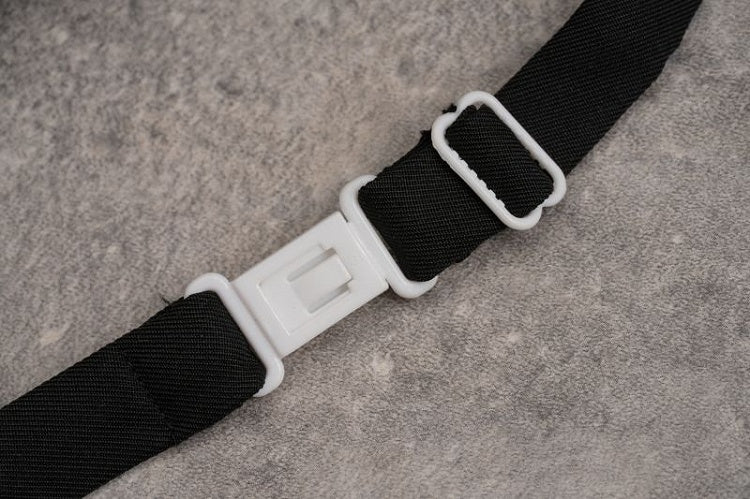 Heart Buckle Black Bow Tie