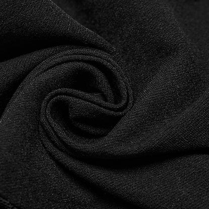 Black Punk Hollow Leggings