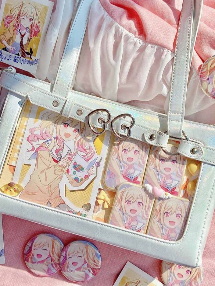 Detachable Chains White Ita Shoulder Bag