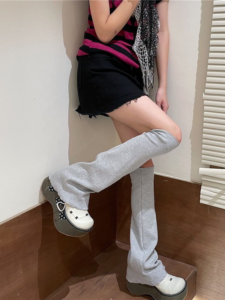 6 Color Options Flared Leg Warmers