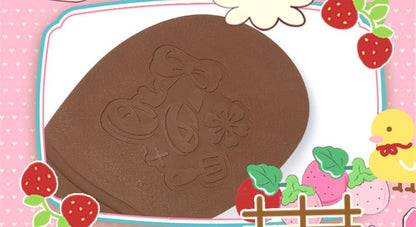 Blue and Pink Round Toe PU Shoes