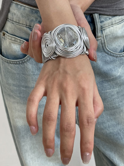 Black/Silver Y2K Bittersweet Cuff