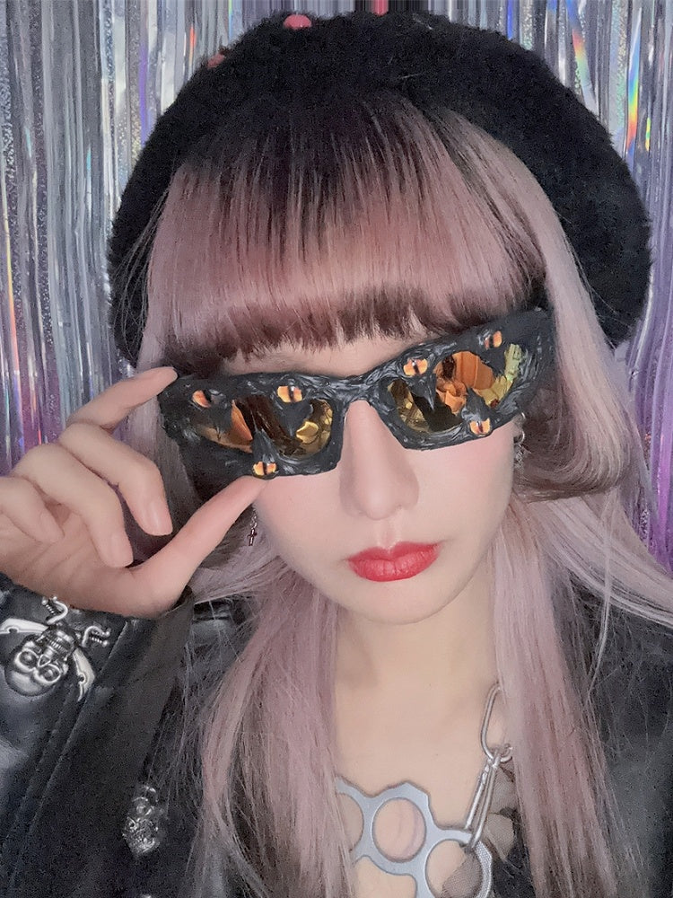 3 Options Eyes Decorated Sunglasses