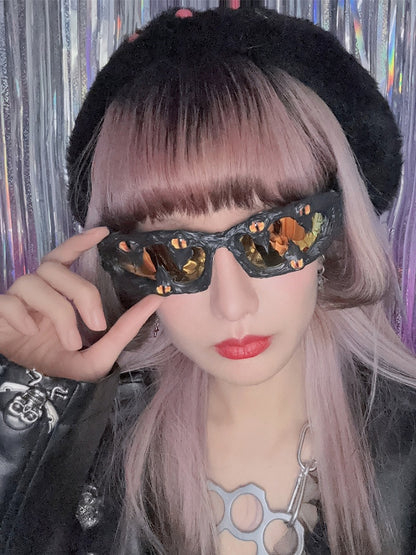 3 Options Eyes Decorated Sunglasses