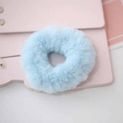 9 Colors Cute Lolita Plush Hair Tie