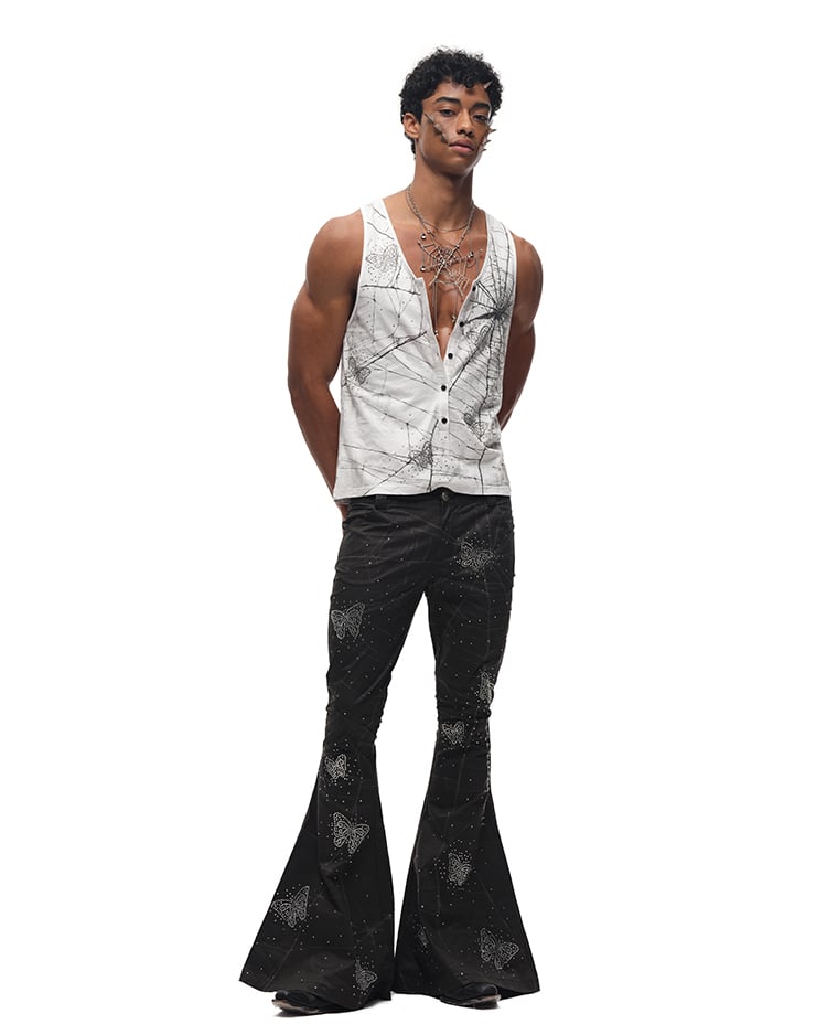 Dripping Spider Web Necklace