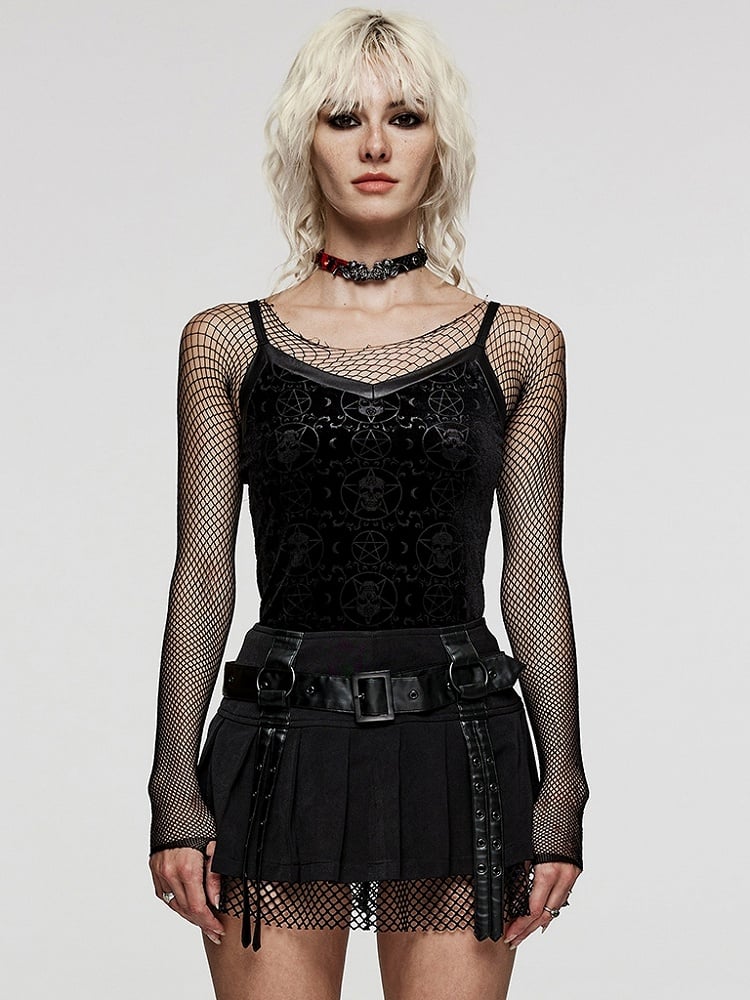 Plus Size Black Goth Camisole