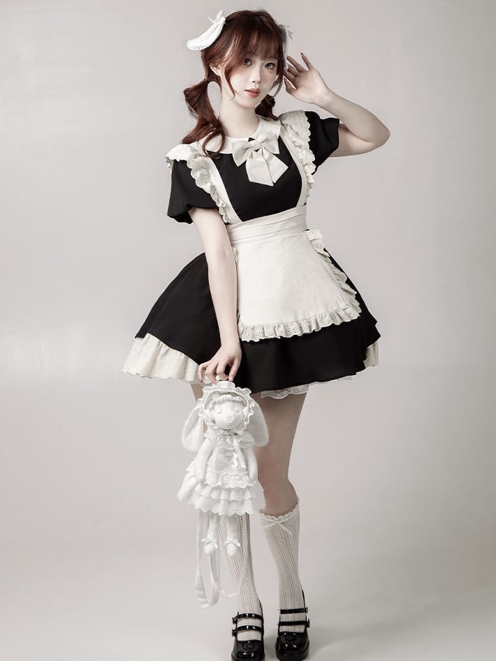 White Lamb Backpack / Crossbody Bag