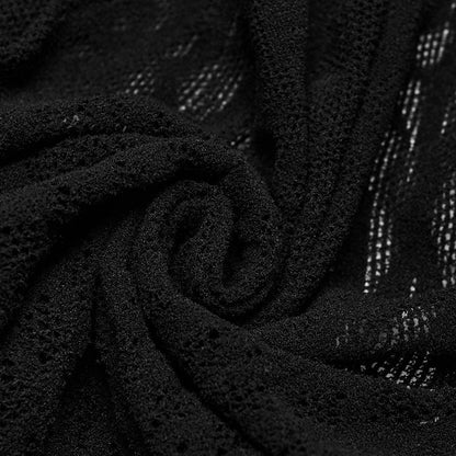 Black Goth Knitted Dress