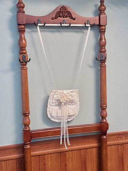 Beige / Purple / Red / Black Crossbody Bag