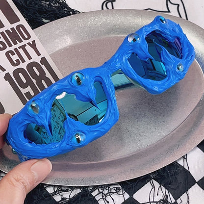 3 Options Eyes Decorated Sunglasses