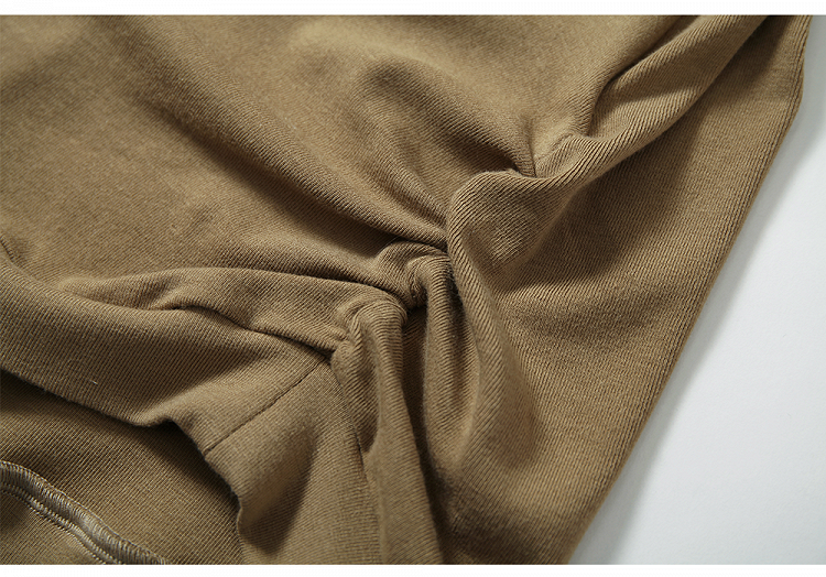 Black&Brown/Red&Black Striped Sleeves Top with Cross Design