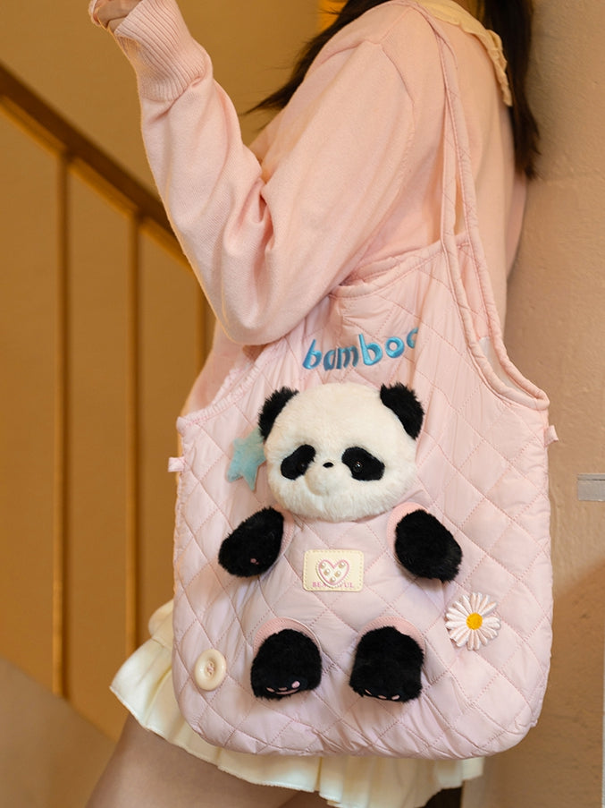 Pink Cut-out Design Crossbody Bag