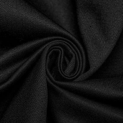 Punk Textured Asymmetrical Long Jacket