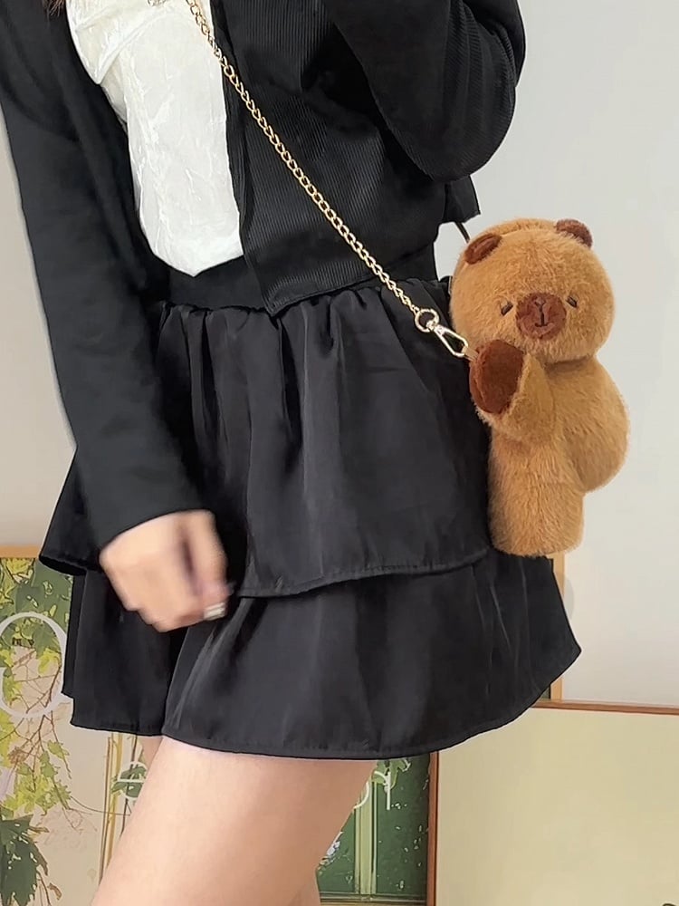 Cute Capybara Brown 21cm/30cm/45cm Plush Backpack/Crossbody