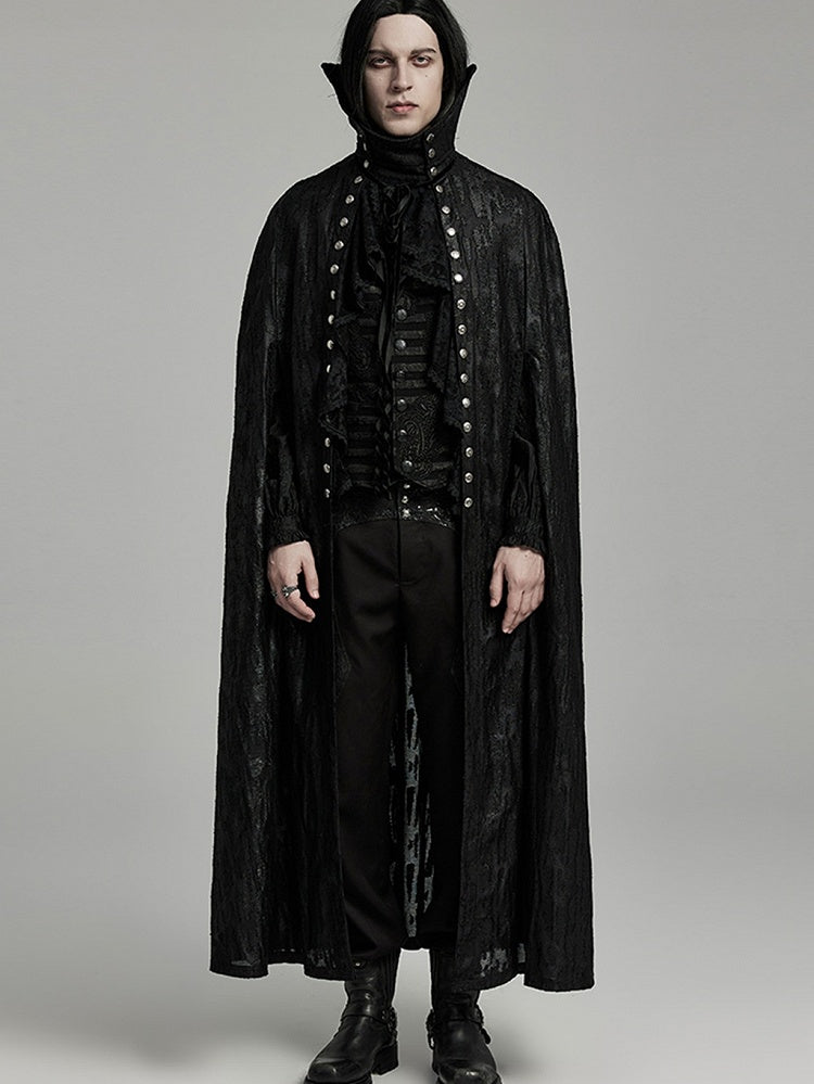 Goth Double Breasted Cloak