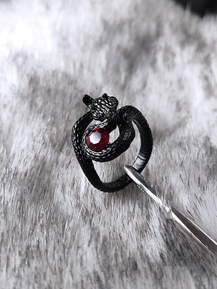 5 Options Gothic Punk Snake Ring