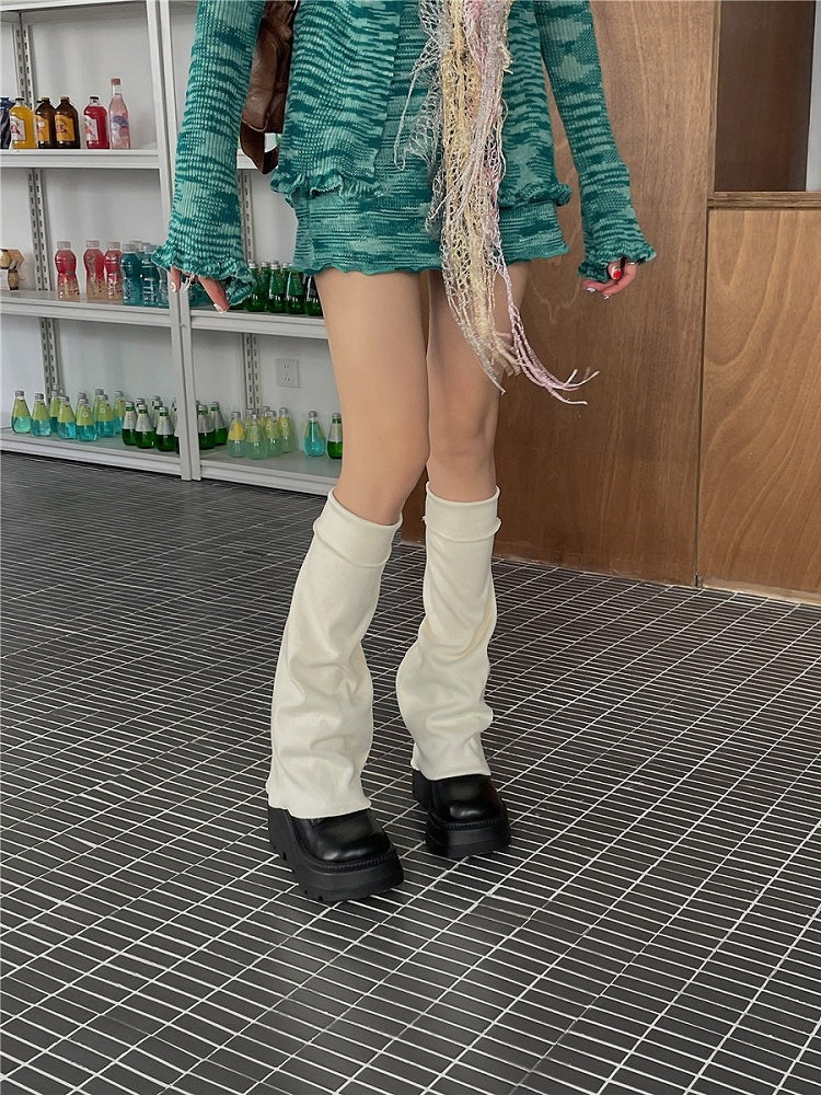 6 Color Options Flared Leg Warmers