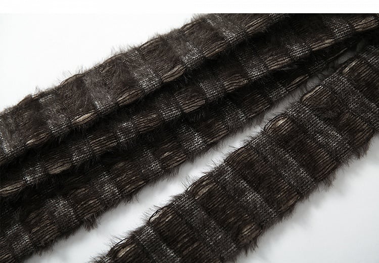 Off-the-shoulder Cross Embroidery Apricot Top with Scarf