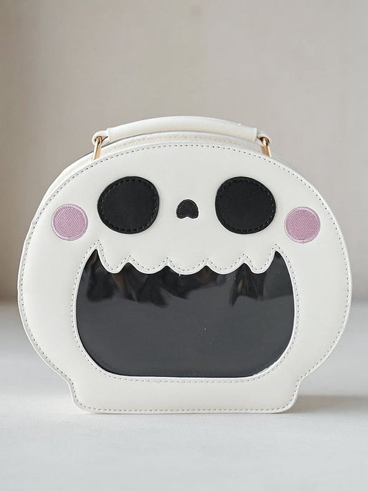 Halloween White Skeleton Ita Bag Large/Small Version