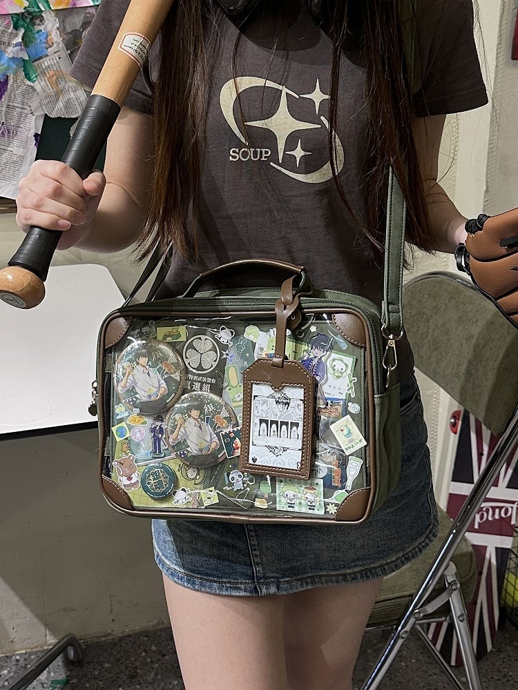 7 Colors Square Crossbody Ita Bag