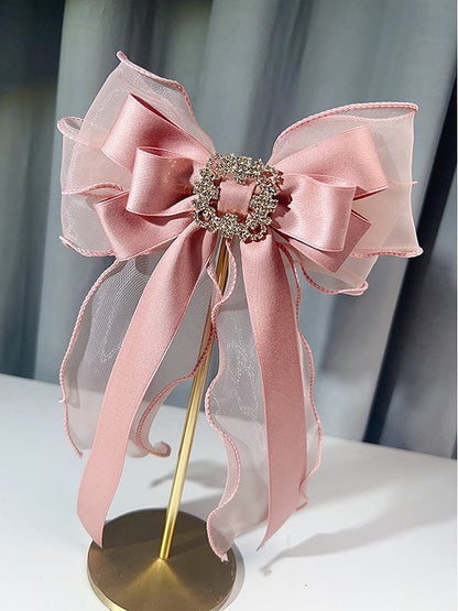 Black/White/Red/Pink Bow Tie