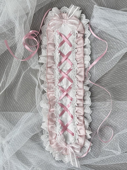 White and Pink Hairband