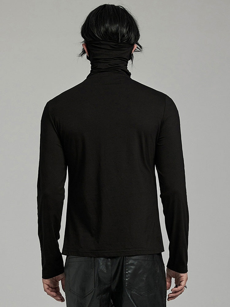 Punk High Collar T-shirt