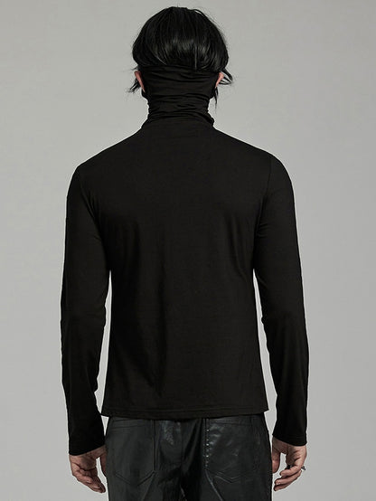 Punk High Collar T-shirt