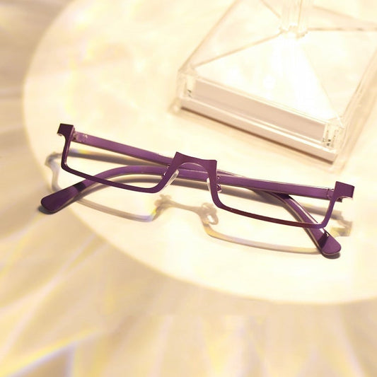 Cyberpunk Purple Eyeglass Frame