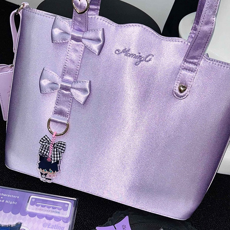 Purple/Dark Blue/Red In Stock Large Capacity Bowknots Crossbody Ita Bag