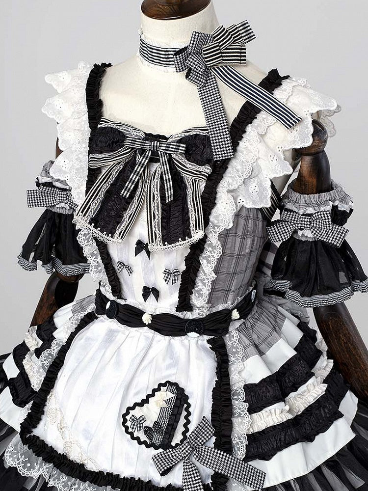 Bowknot Puff Sleeves