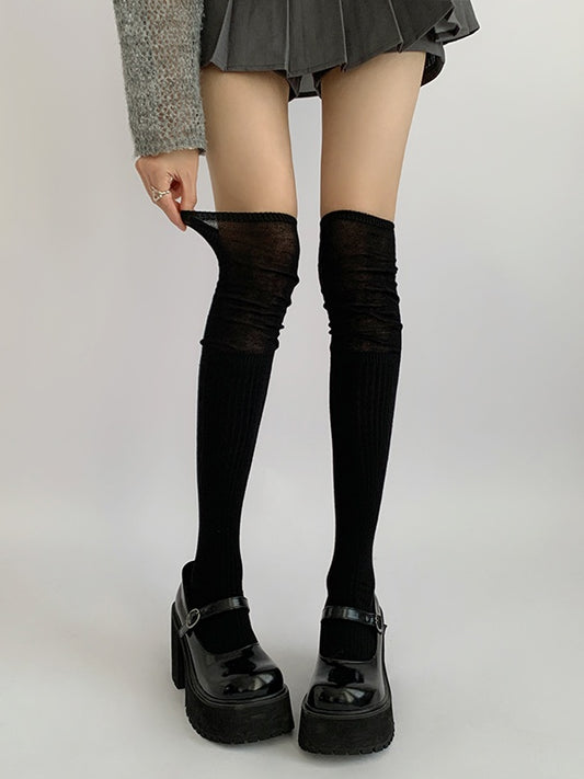 5 Color Options Maillard Knitted Stockings