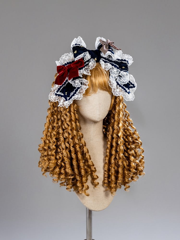 Big Bowknot Hairclip Alice in Wonderland/Snow White