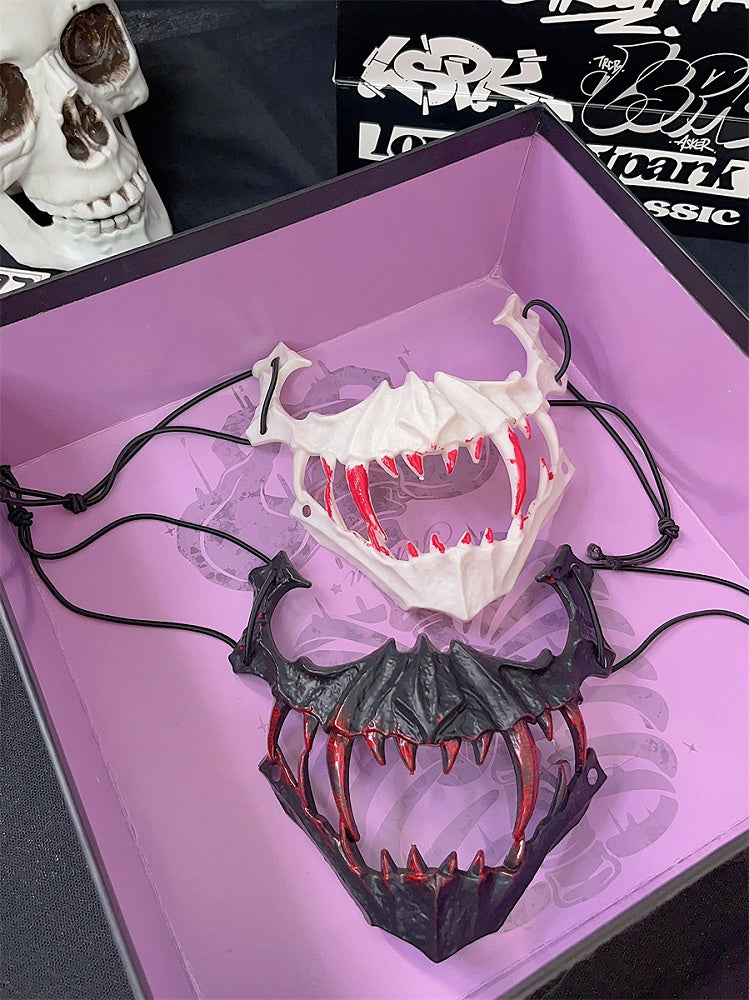 4 Colors Halloween Party Bucktooth Punk Mask