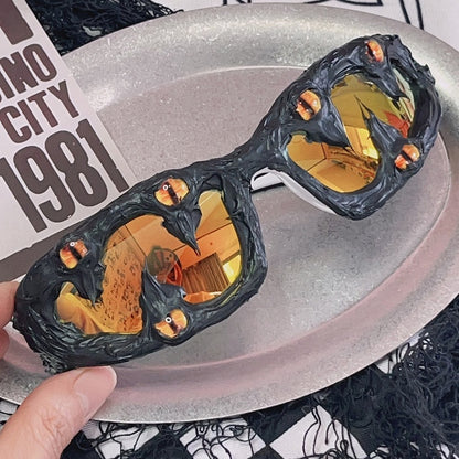 3 Options Eyes Decorated Sunglasses