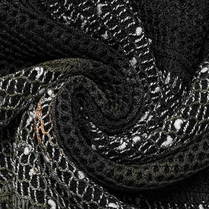 Black and Green Punk Daily Striped Vest