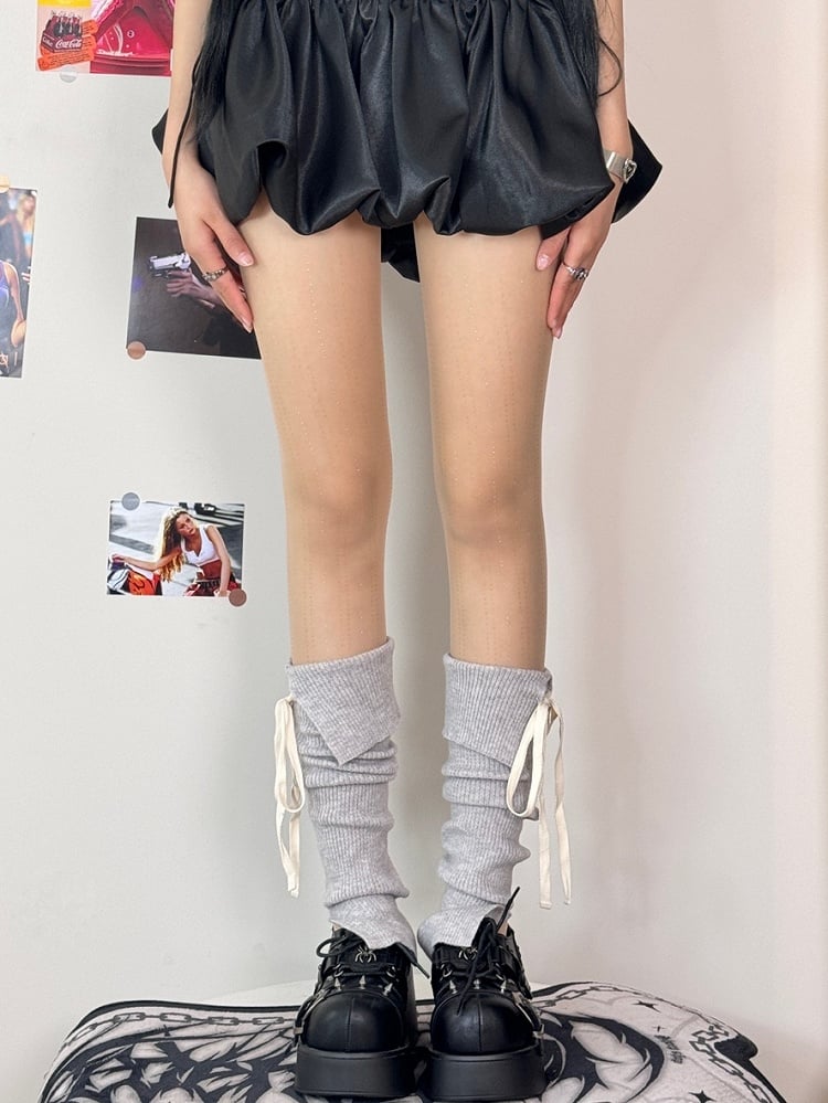 Nude Rhinestone Striped Pattern Semi-sheer Tights