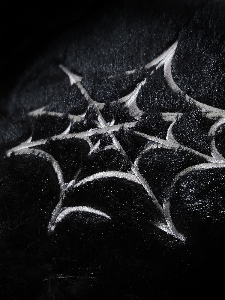 Black Spider Plush Backpack