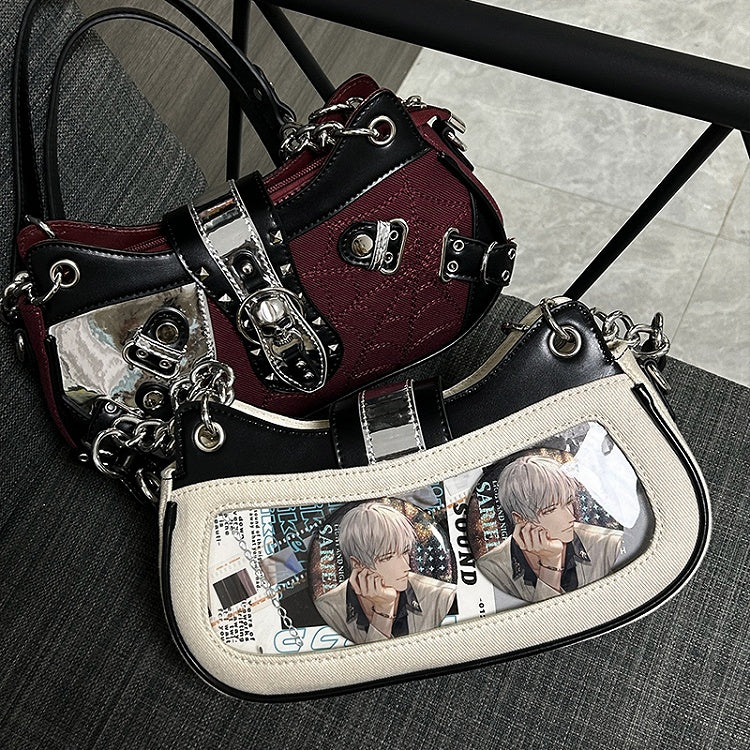 Beige Skeleton Kitty Ita Bag