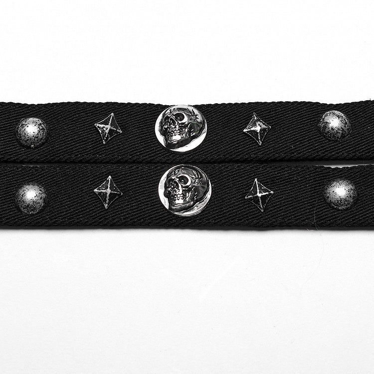 Black Punk Rivet Choker