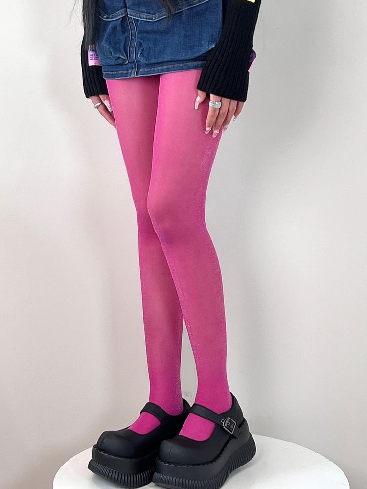 5 Color Options Semi-sheer Tights