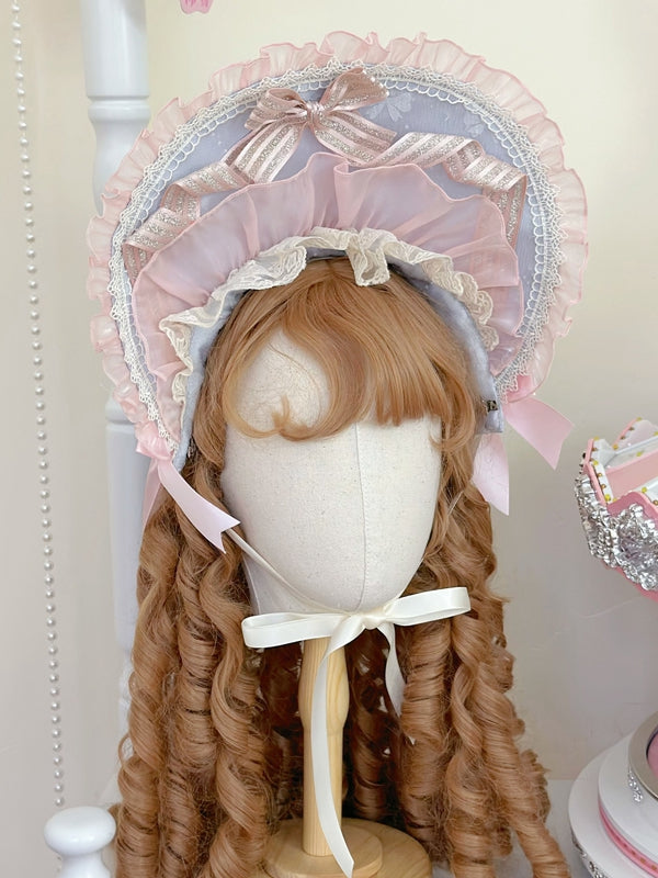 Pink / Blue / Green / Apricot Bonnet